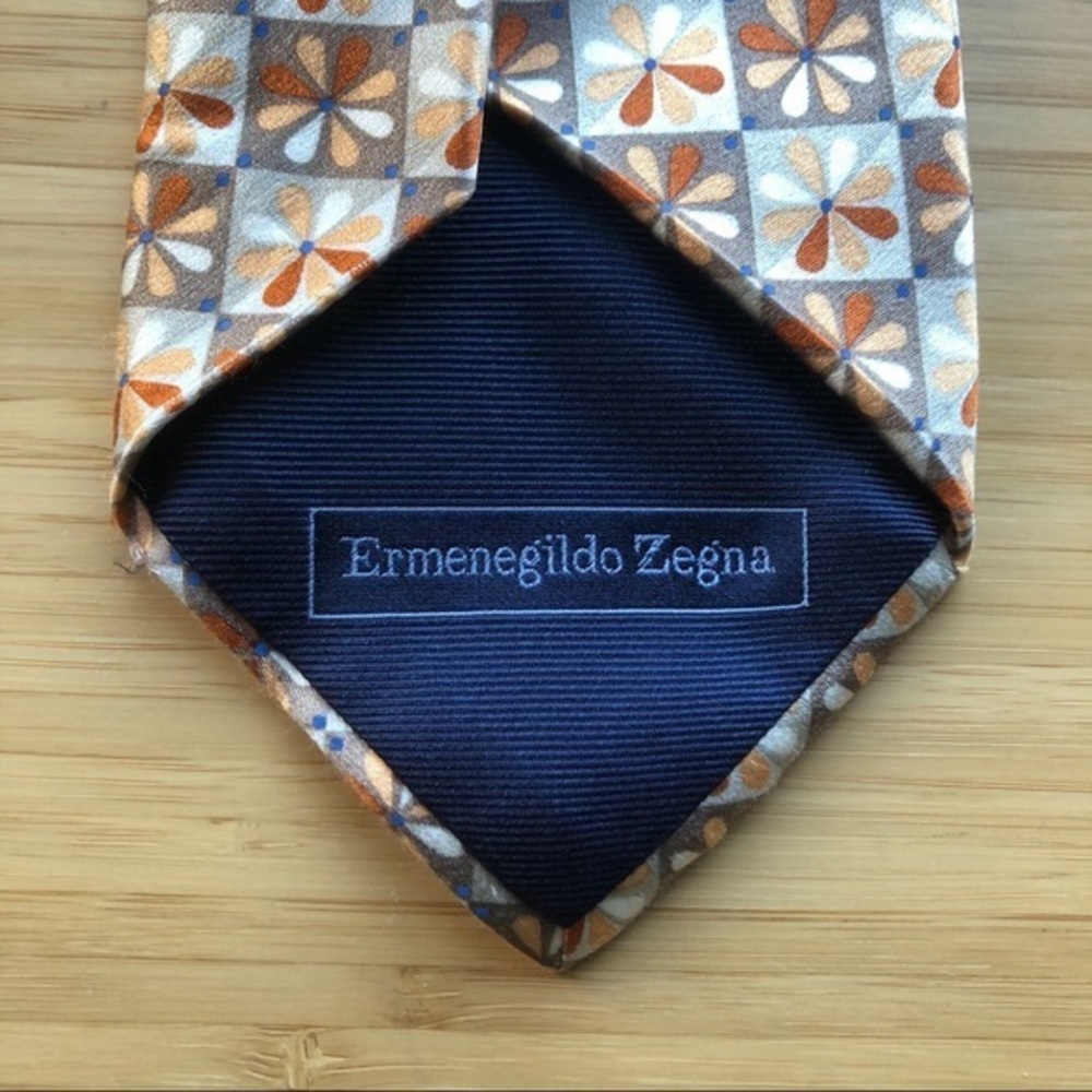 Ermenegildo Zegna silk neck tie